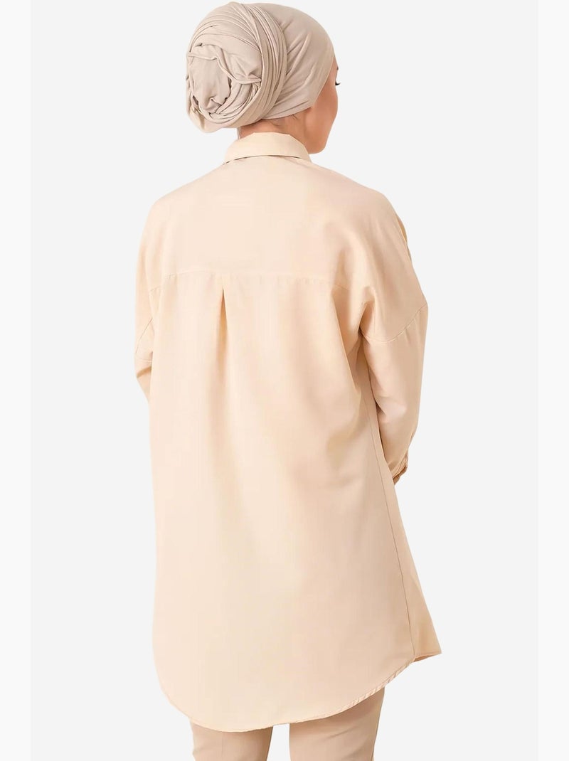 Tunique bdart Beige argile - Kiabi