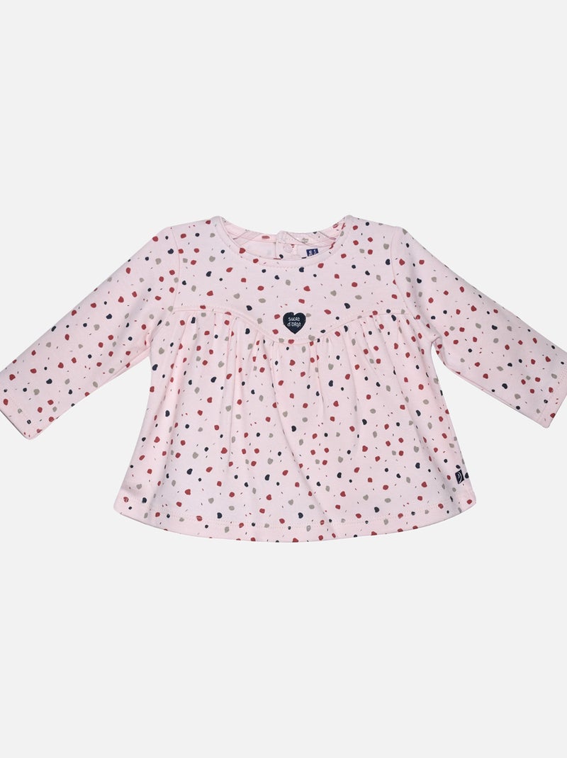 TUNIQUE BEBE + JEGGING FRENE Rouge - Kiabi