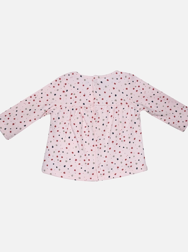 TUNIQUE BEBE + JEGGING FRENE Rouge - Kiabi