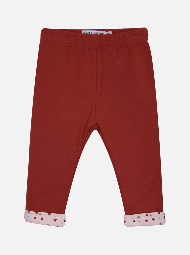 TUNIQUE BEBE + JEGGING FRENE Rouge - Kiabi