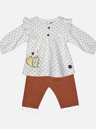 TUNIQUE BEBE MAILLE + PANTALON FADILLA