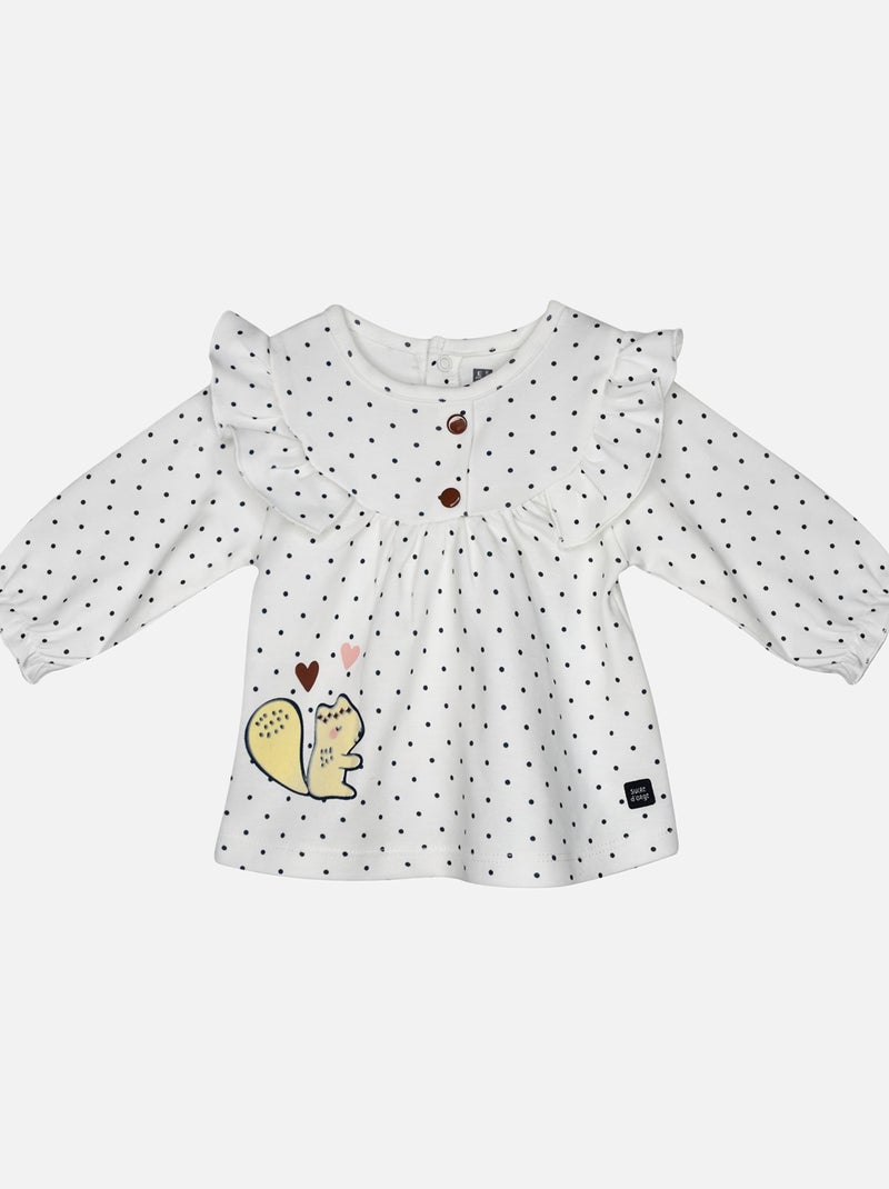 TUNIQUE BEBE MAILLE + PANTALON FADILLA Blanc - Kiabi