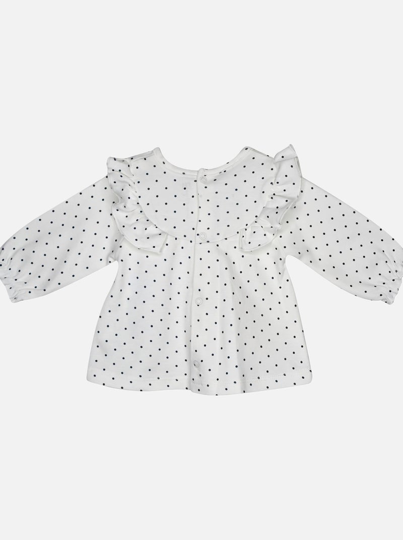 TUNIQUE BEBE MAILLE + PANTALON FADILLA Blanc - Kiabi