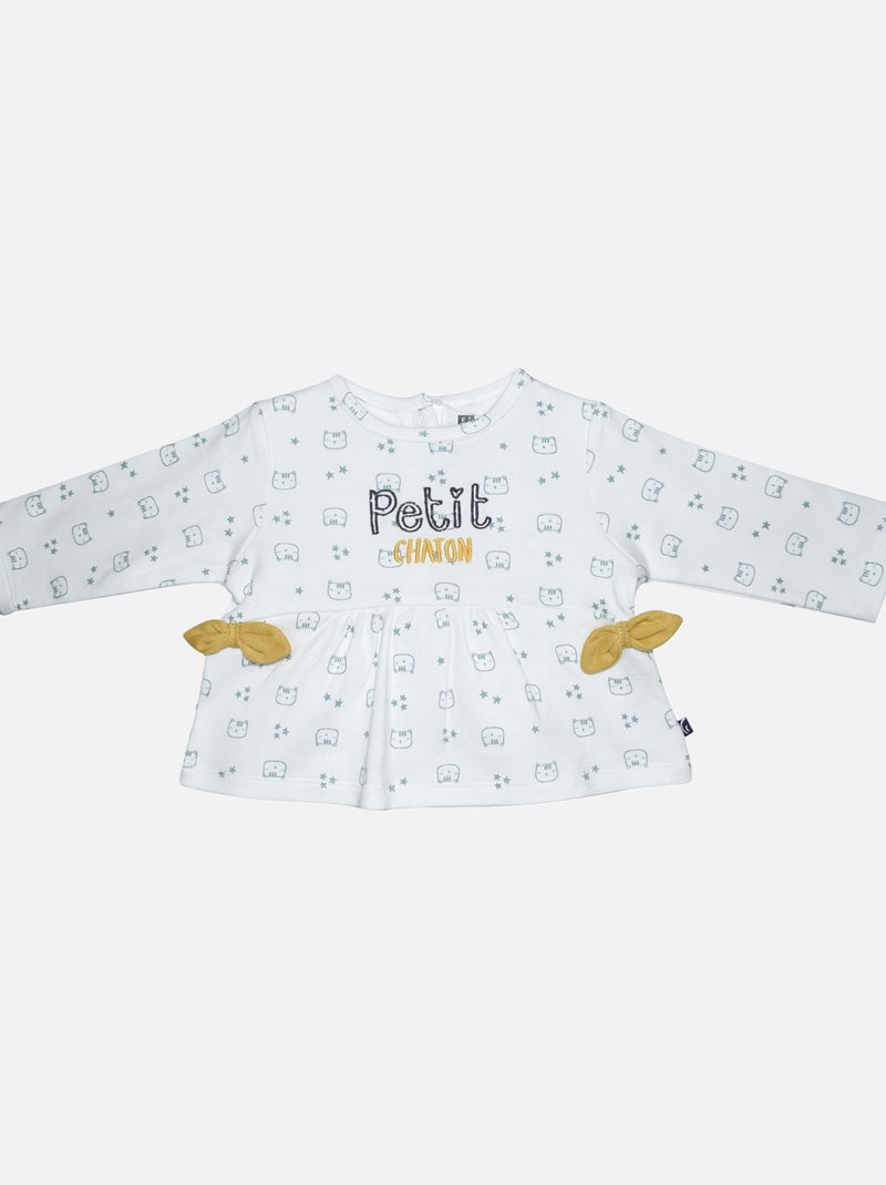 TUNIQUE BEBE + PANTALON FALKLAND Gris - Kiabi