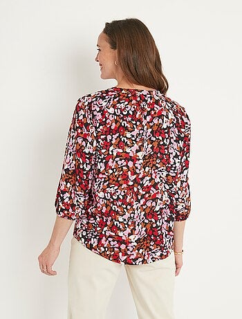 Tunique boutonnée ample longue - Afibel