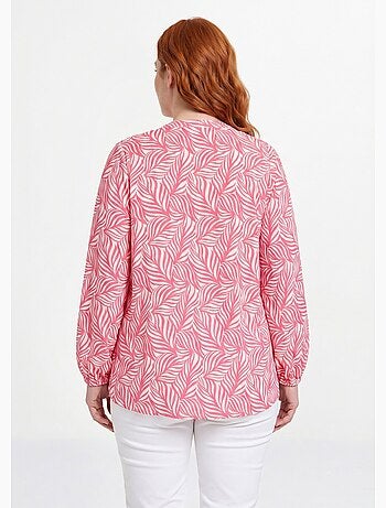 Tunique boutonnée longue manches 3/4 - Afibel