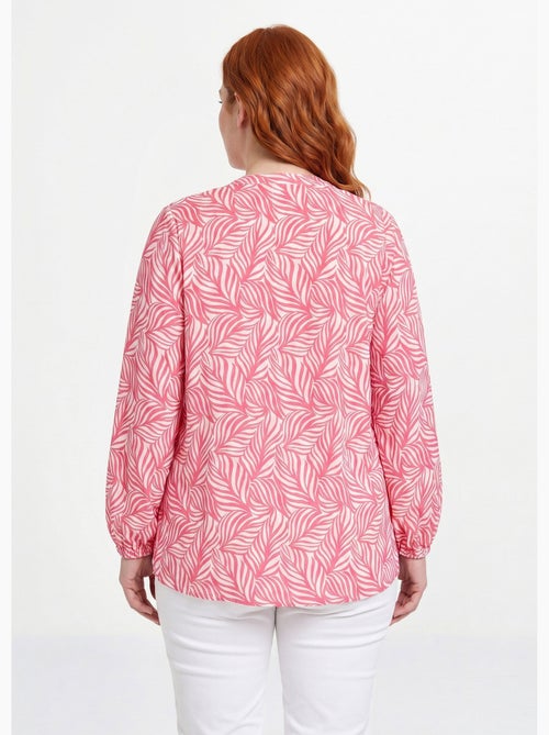 Tunique boutonnée longue manches 3/4 - Afibel - Kiabi