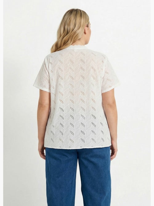 Tunique broderie anglaise, encolure v - afibel - Kiabi Tunique broderie anglaise, encolure v - afibel - Kiabi