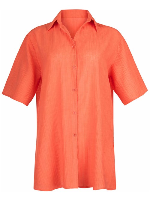 Tunique chemise estivale manches courtes Normandie - Kiabi