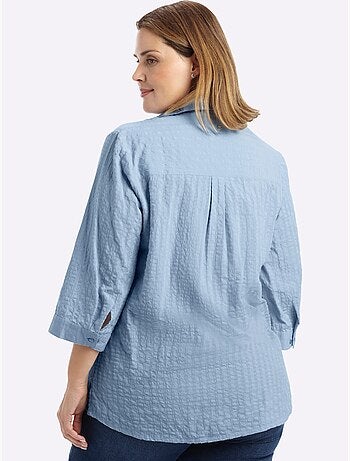 Tunique Col Chemise Ouvert - Taille Standard - Sheego