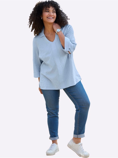 Tunique Col Chemise Ouvert - Taille Standard - Sheego - Kiabi