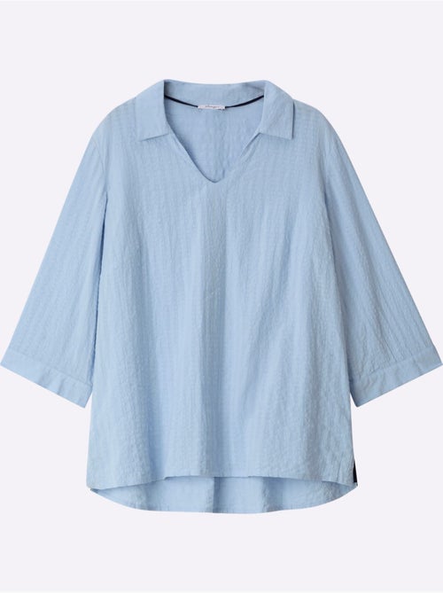 Tunique Col Chemise Ouvert - Taille Standard - Sheego - Kiabi