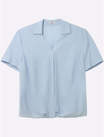 Tunique Col Polo Avec Encolure En V - Taille Standard - Sheego