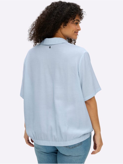 Tunique Col Polo Avec Encolure En V - Taille Standard - Sheego - Kiabi Tunique Col Polo Avec Encolure En V - Taille Standard - Sheego - Kiabi