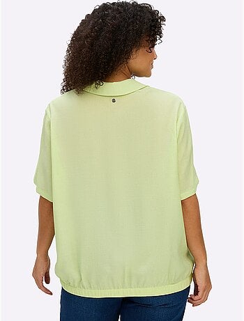 Tunique Col Polo Avec Encolure En V - Taille Standard - Sheego
