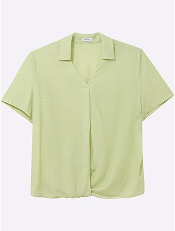 Tunique Col Polo Avec Encolure En V - Taille Standard - Sheego