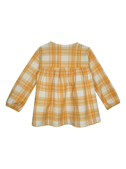 TUNIQUE COTON A CARREAUX FILLY - Kiabi