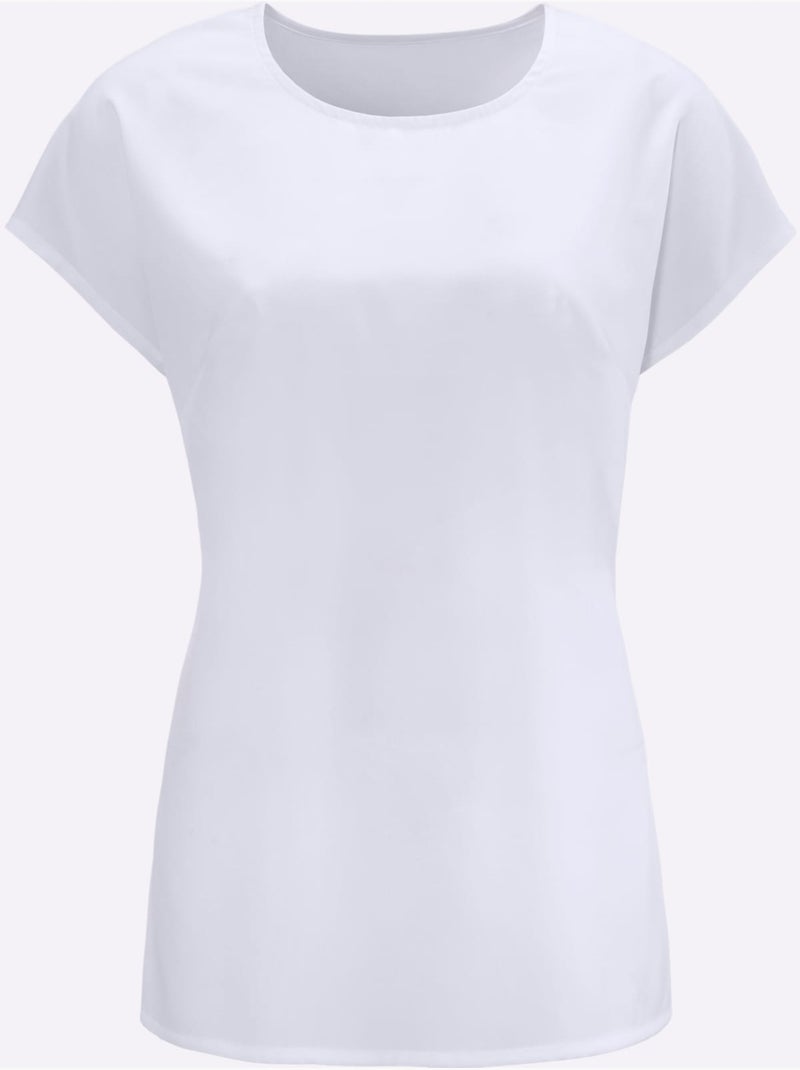 Tunique Coupe Décontractée Aux épaules - Taille Standard - Moda Vilona Blanc - Kiabi