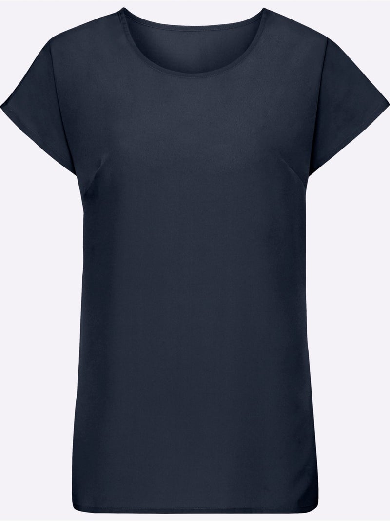 Tunique Coupe Décontractée Aux épaules - Taille Standard - Moda Vilona Bleu marine - Kiabi