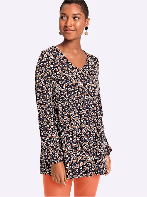 Tunique Coupe En A Affinante - Taille Standard - Witt - Kiabi Tunique Coupe En A Affinante - Taille Standard - Witt - Kiabi