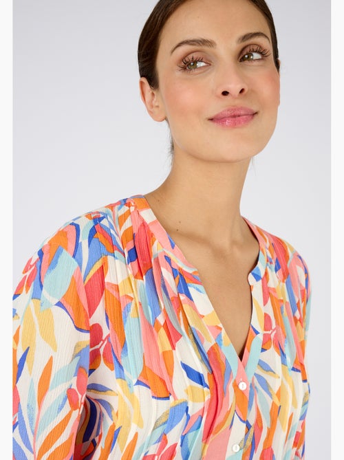 Tunique créponnée pure viscose - Damart - Kiabi