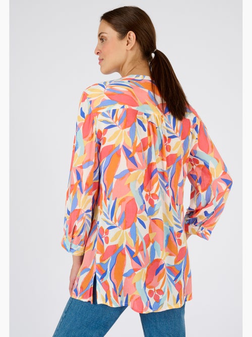 Tunique créponnée pure viscose - Damart - Kiabi