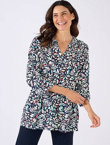 Tunique créponnée pure viscose - Damart