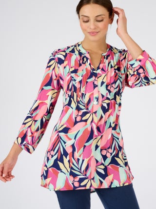 Tunique créponnée pure viscose - Damart