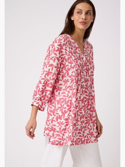 Tunique créponnée pure viscose - damart - Kiabi