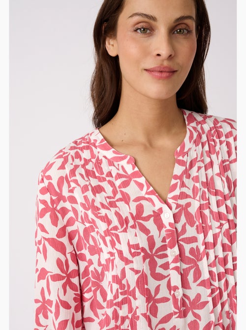 Tunique créponnée pure viscose - damart - Kiabi