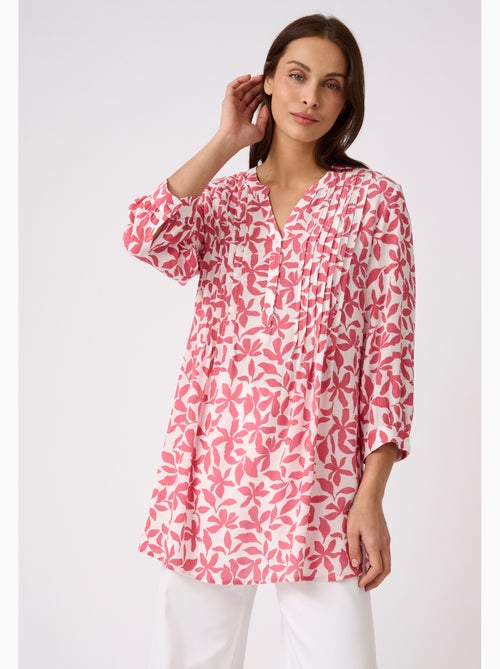 Tunique créponnée pure viscose - damart - Kiabi