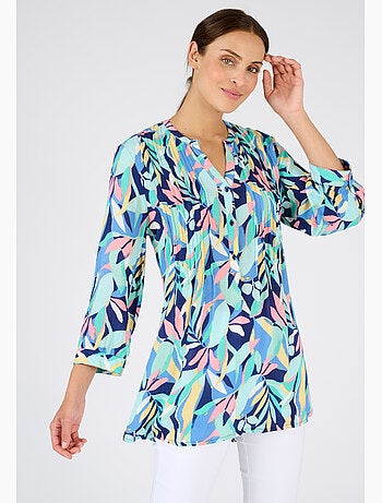 Tunique créponnée pure viscose - Damart