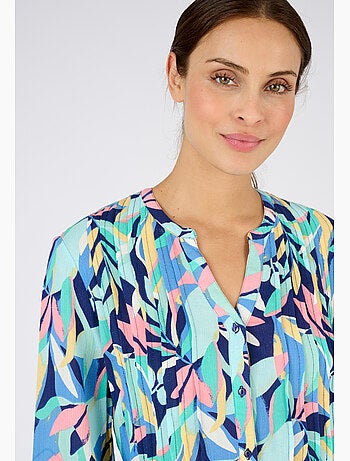 Tunique créponnée pure viscose - Damart
