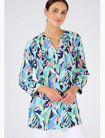 Tunique créponnée pure viscose - Damart