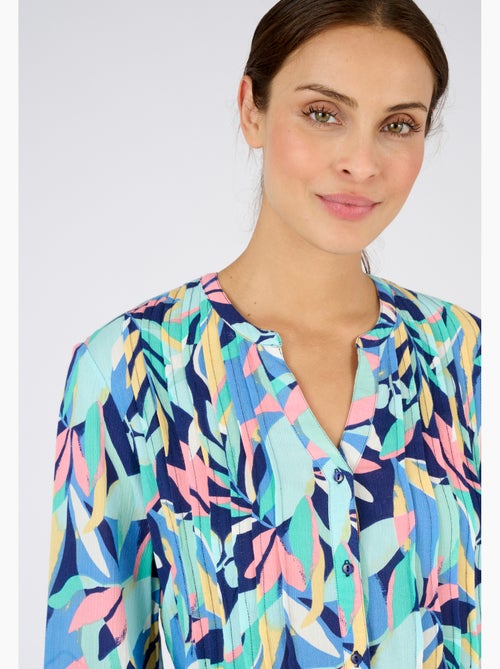 Tunique créponnée pure viscose - Damart - Kiabi