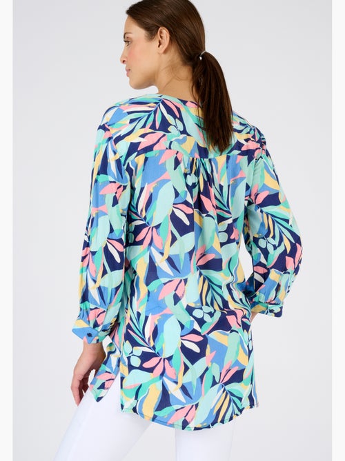 Tunique créponnée pure viscose - Damart - Kiabi