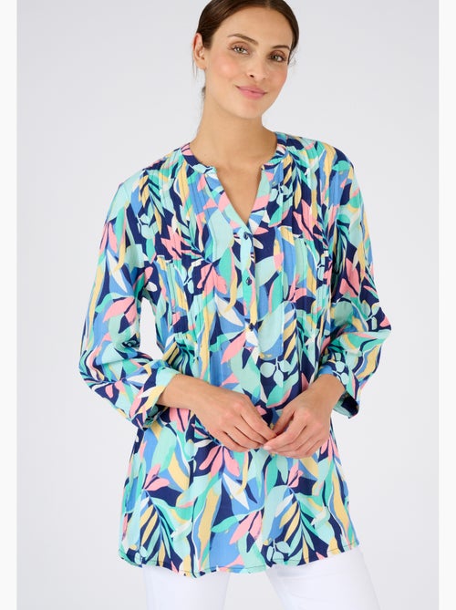 Tunique créponnée pure viscose - Damart - Kiabi