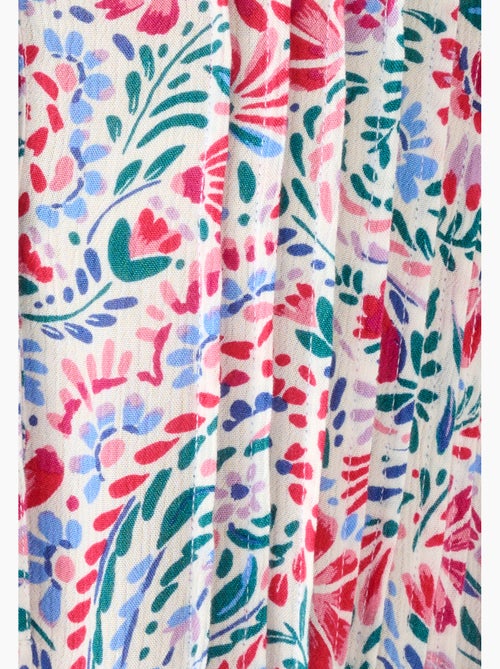 Tunique créponnée pure viscose - Damart - Kiabi