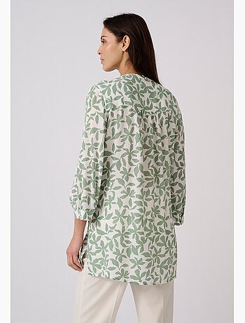 Tunique créponnée pure viscose - damart