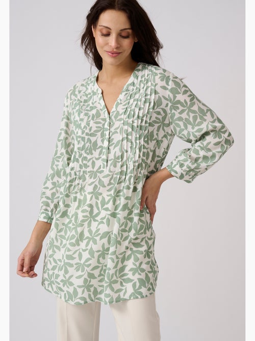 Tunique créponnée pure viscose - damart - Kiabi Tunique créponnée pure viscose - damart - Kiabi