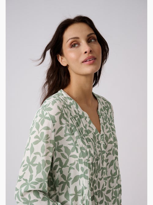 Tunique créponnée pure viscose - damart - Kiabi Tunique créponnée pure viscose - damart - Kiabi