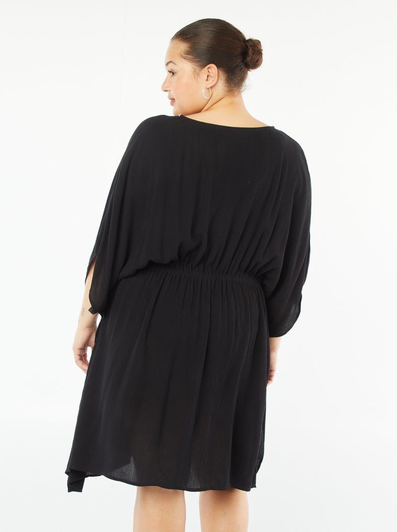 Kimono Japonais En Soie Brodée - Motif Nature Vert - Taille L - Unisexe