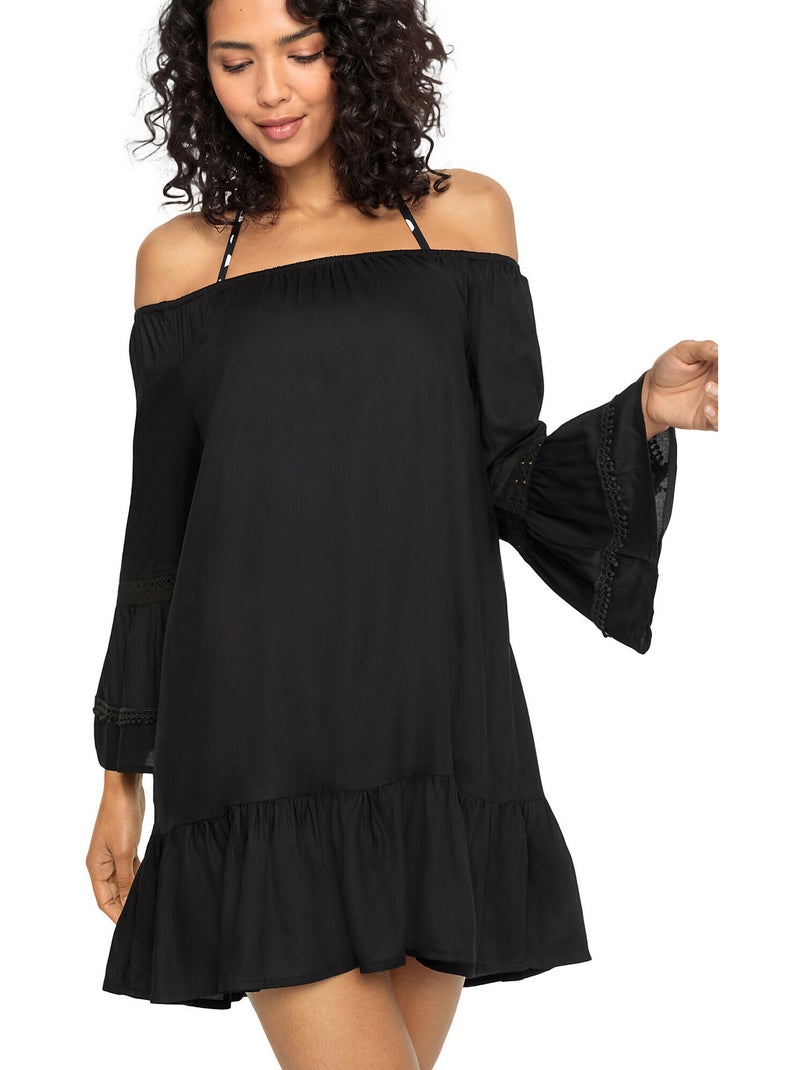 Tunique de plage Barfuss Noir - Kiabi