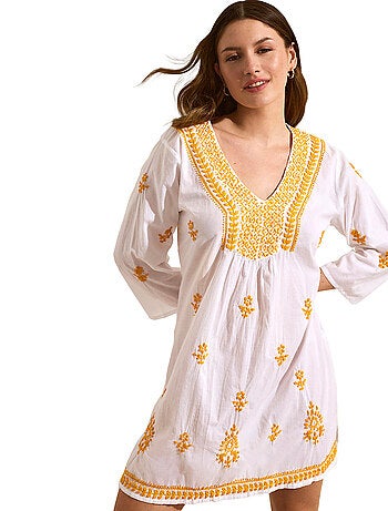 Tunique de plage brodée COMPLEMENTOS