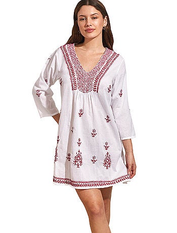 Tunique de plage brodée COMPLEMENTOS