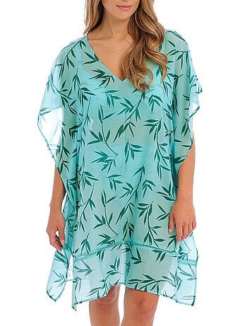 Tunique de plage chic imprimé bambou Luna bay - Kiabi