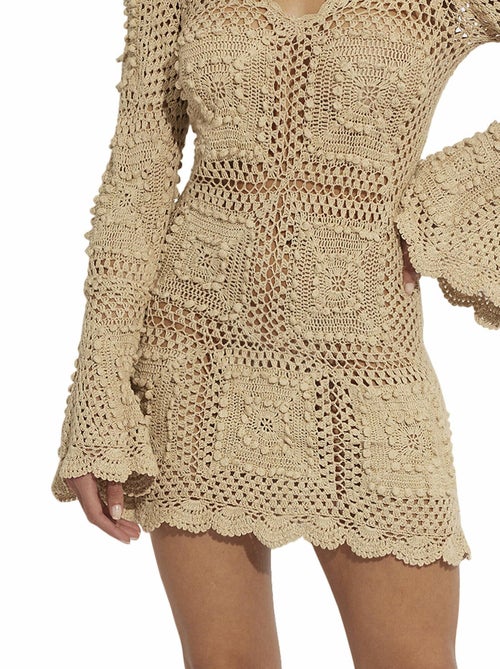 Tunique de plage courte manches longues Complementos - Kiabi