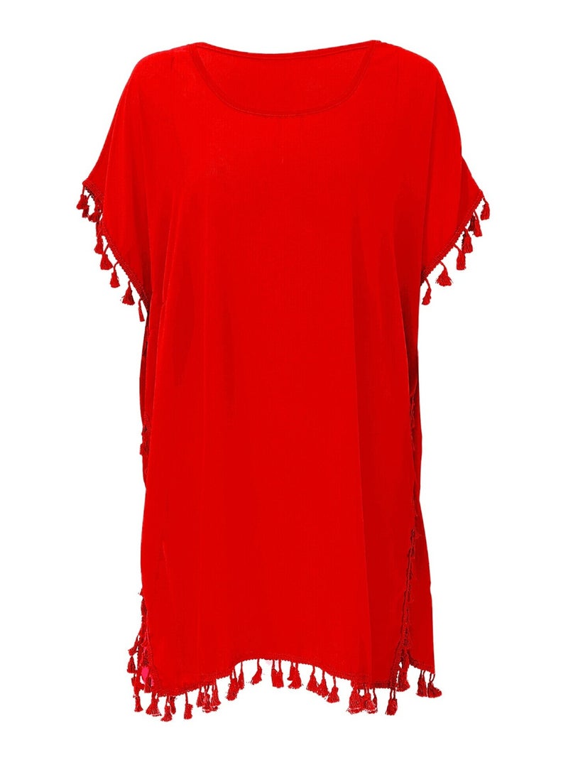Tunique de Plage Cover Easy Rouge - Kiabi
