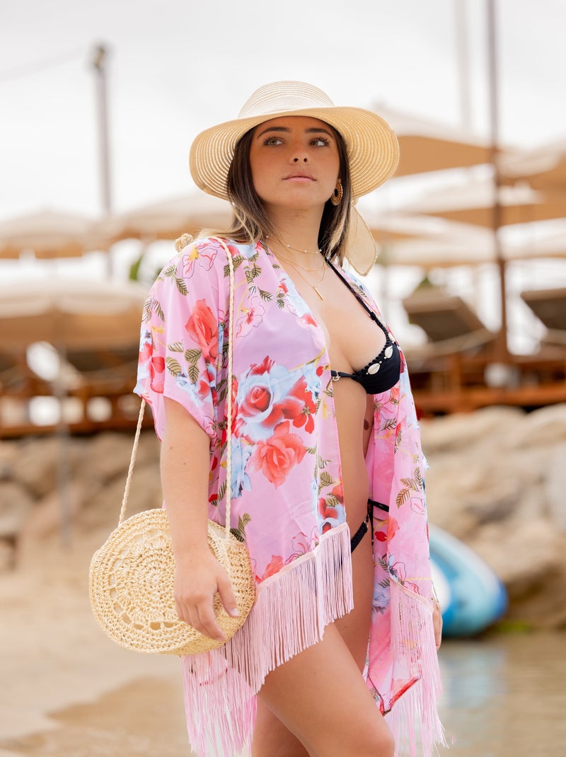 Tunique de Plage Cover Isa Rose - Kiabi