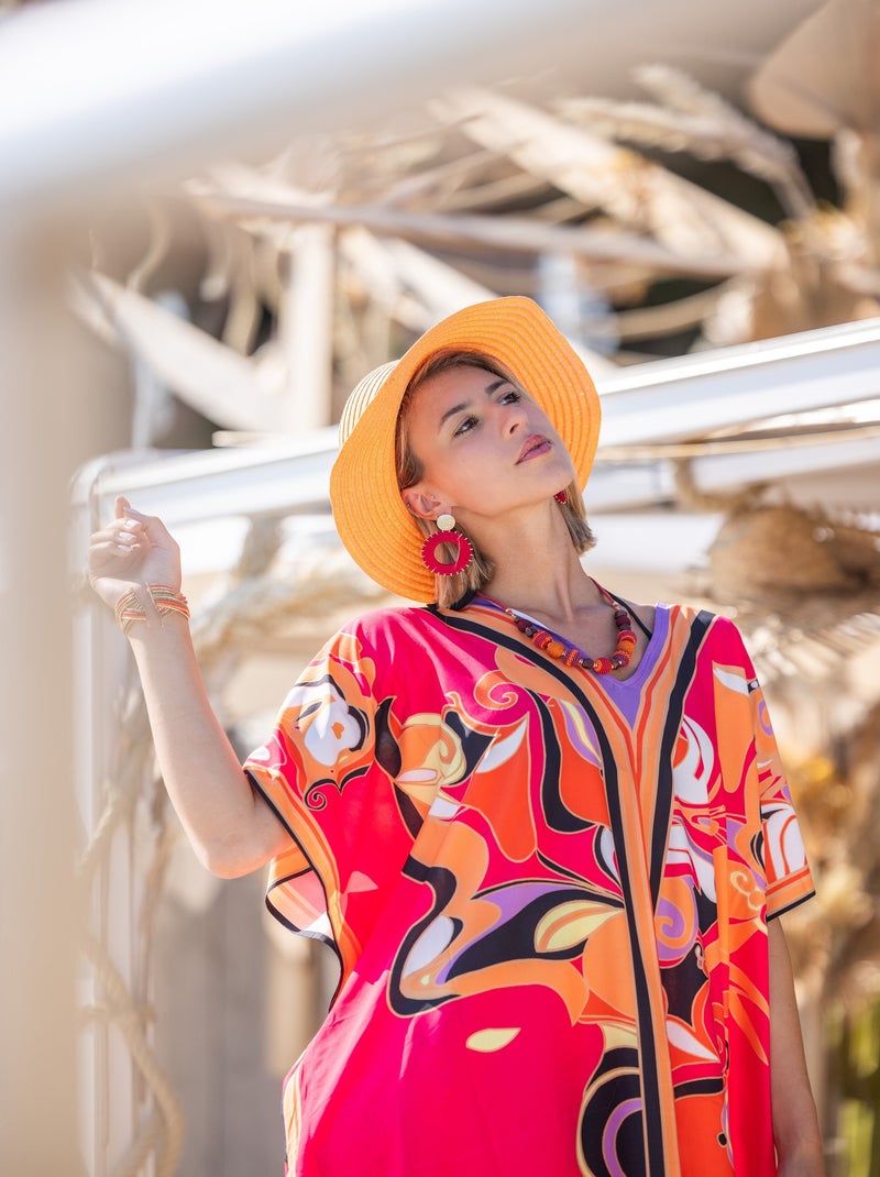 Tunique de Plage DreamBeach Maia Rouge - Kiabi